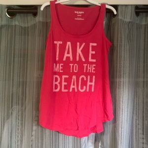 “Take me to the beach” tank top